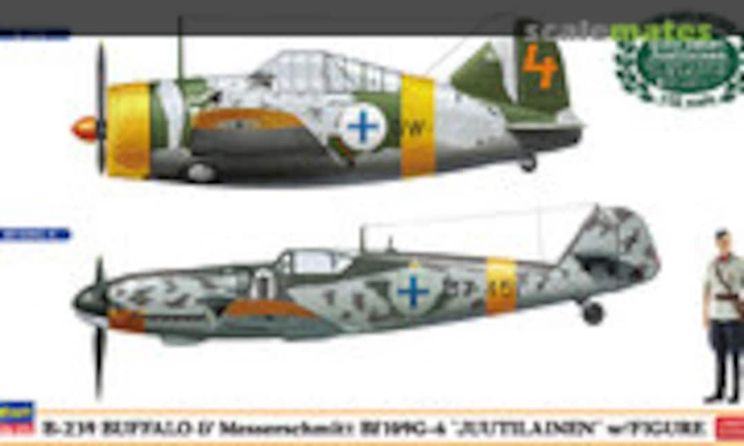 1:72 B-239 Buffalo &amp; Messerschmitt Bf109G-6 (Hasegawa 02439)