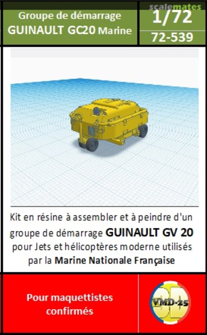 Boxart Groupe Guinault GC 20 "Marine Nationale" 72-539 VMD25_3D