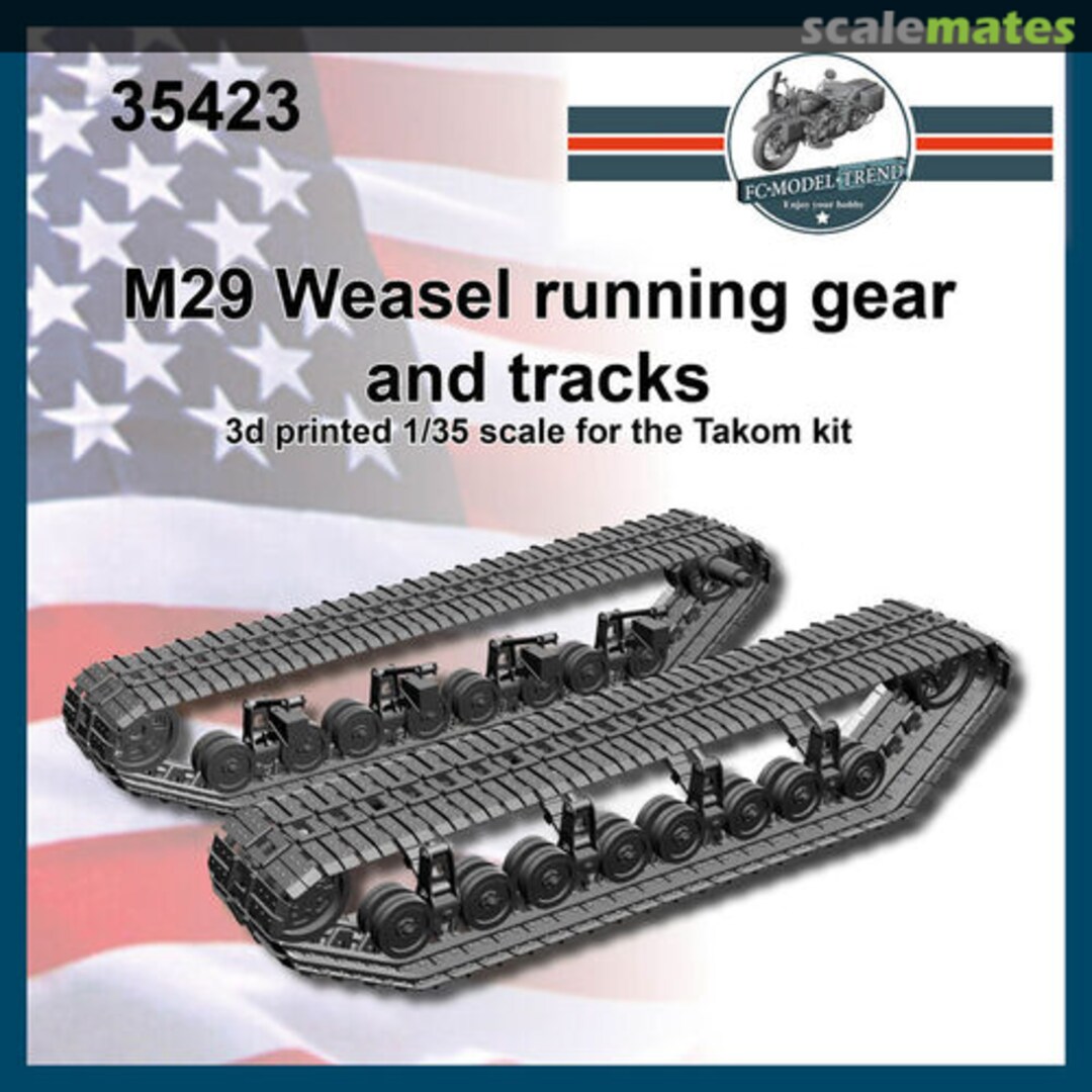 Boxart M29 Weasel Running Gear And Tracks 35423 FC Model Trend