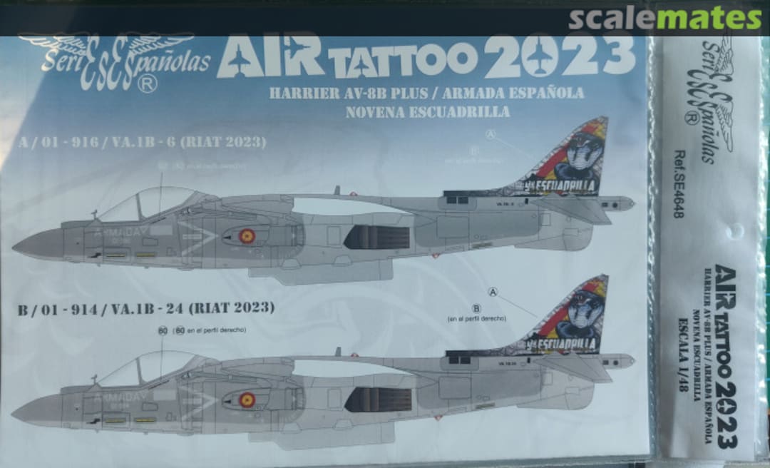 Boxart Harrier AV-8B plus SE4648 Series Españolas