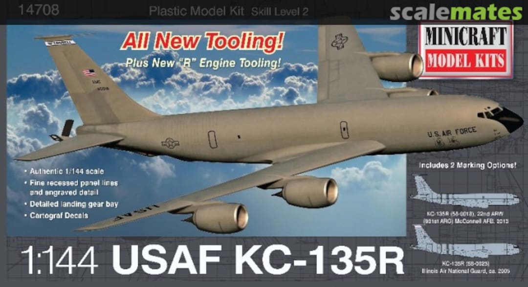 Boxart USAF KC-135R 14708 Minicraft Model Kits