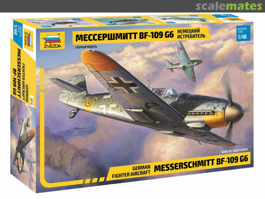 Boxart Messerschmitt Bf 109 G-6 4816 Zvezda