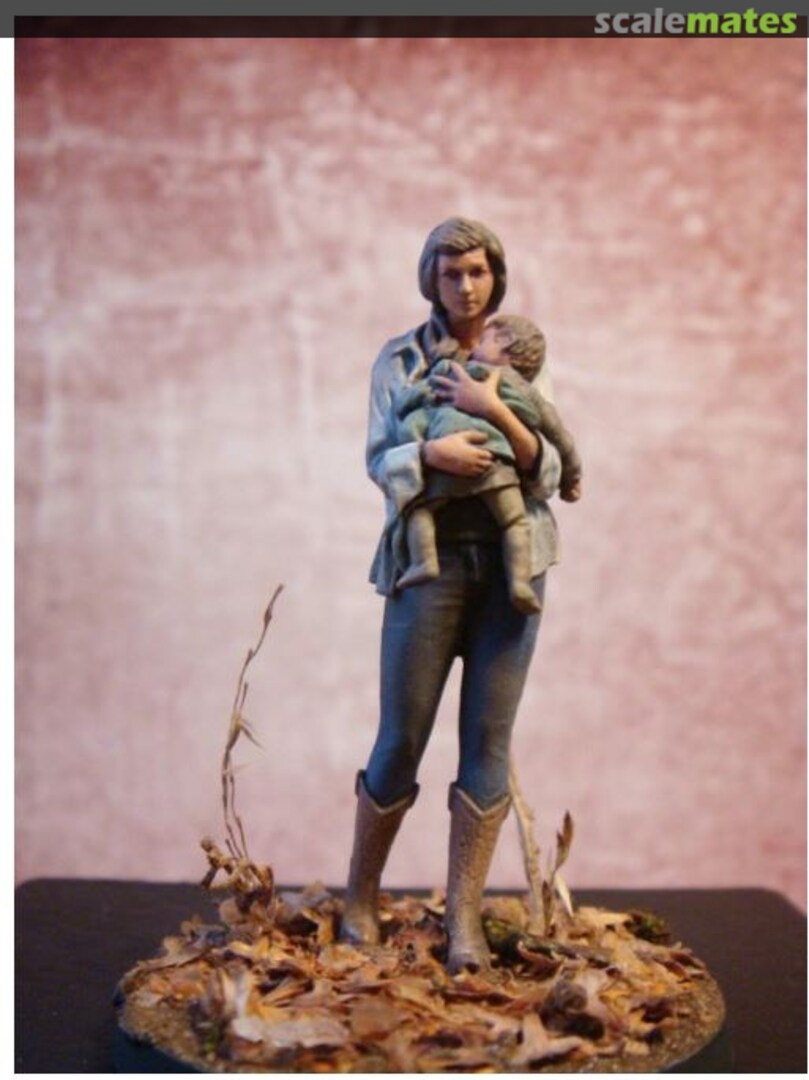 Boxart Survivor - Linda with Baby NYD-S016 Not Yet Dead Miniatures