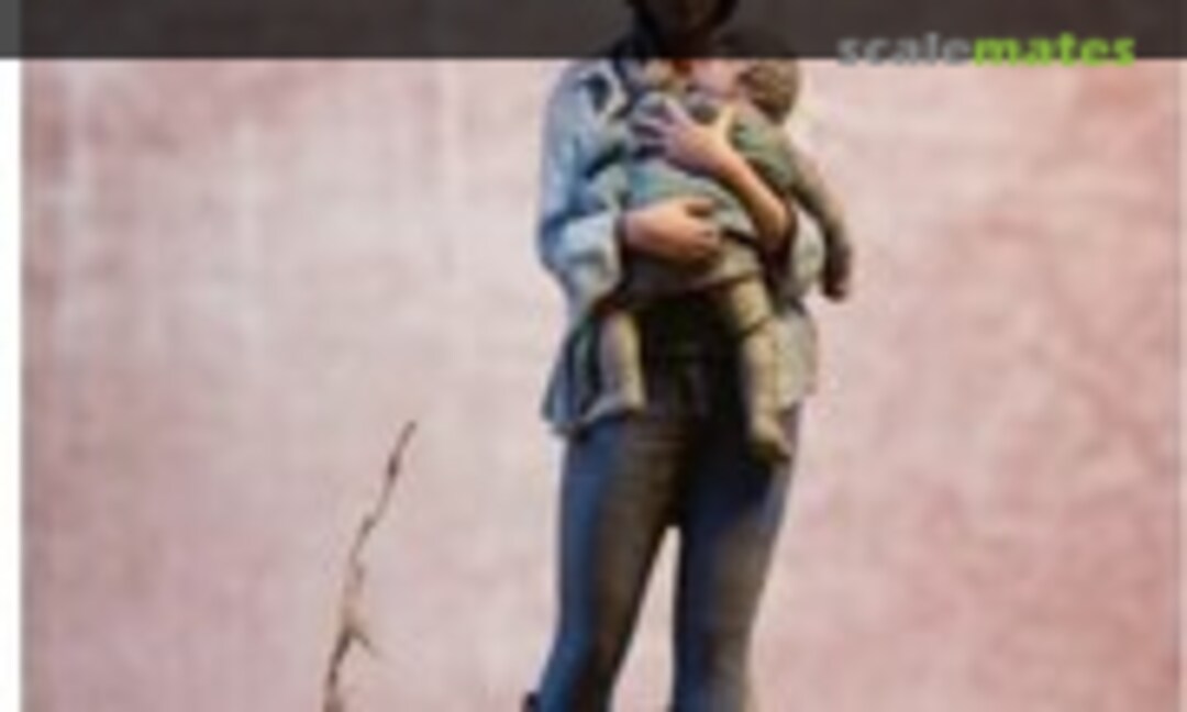 1:35 Survivor - Linda with Baby (Not Yet Dead Miniatures NYD-S016)