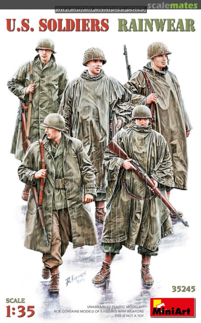 Boxart Soldiers Rainwear 35245 MiniArt