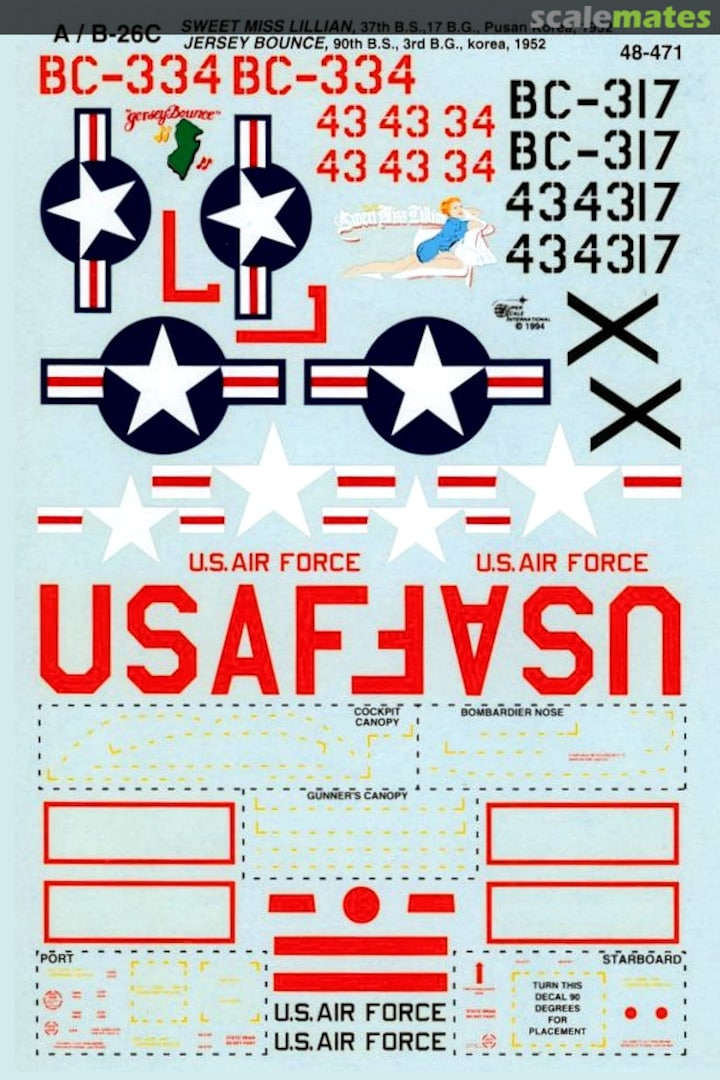 Boxart A/B-26C Invader 48-0471 SuperScale International