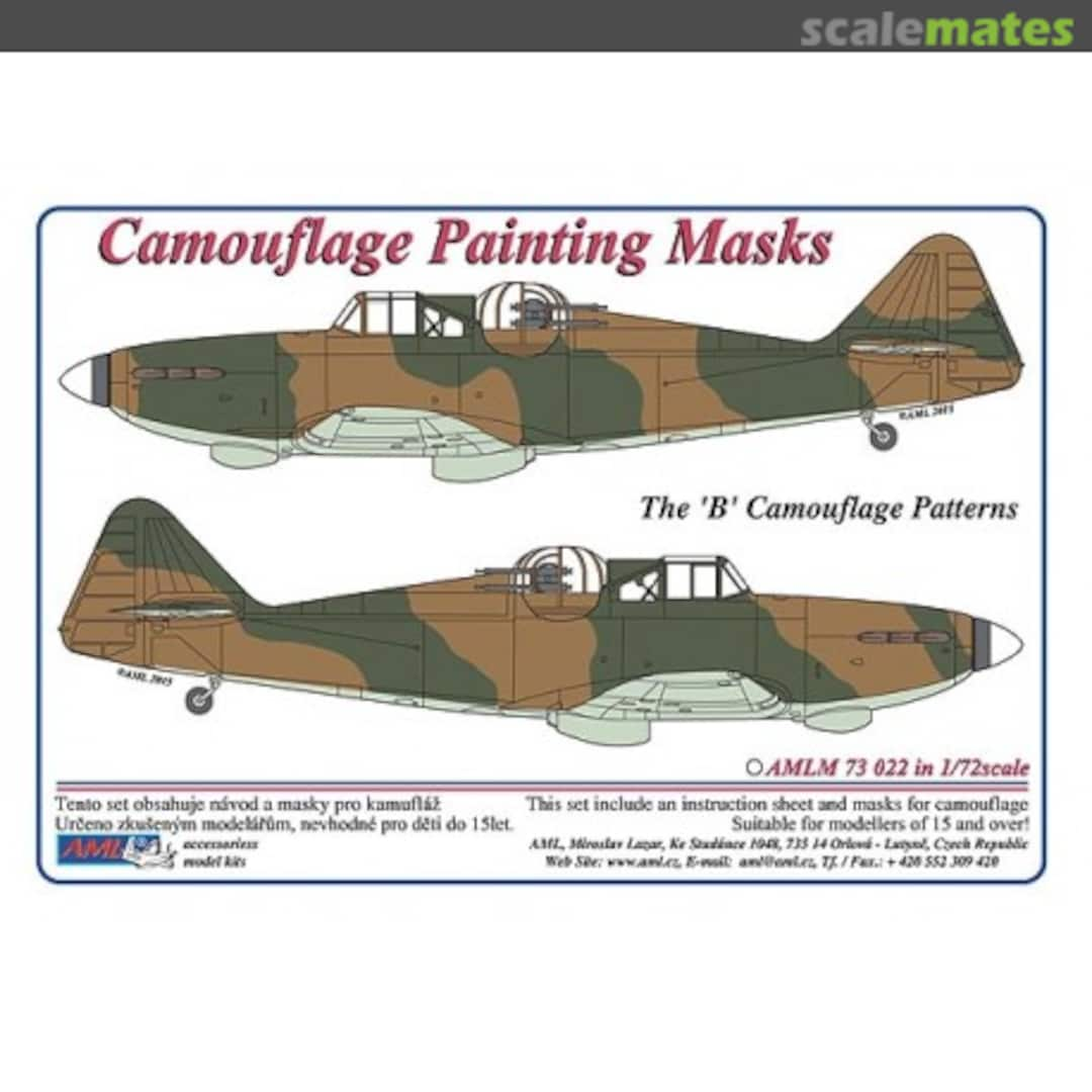 Boxart Boulton Paul Defiant -Camouflage Paining Masks AMLM49027 AML