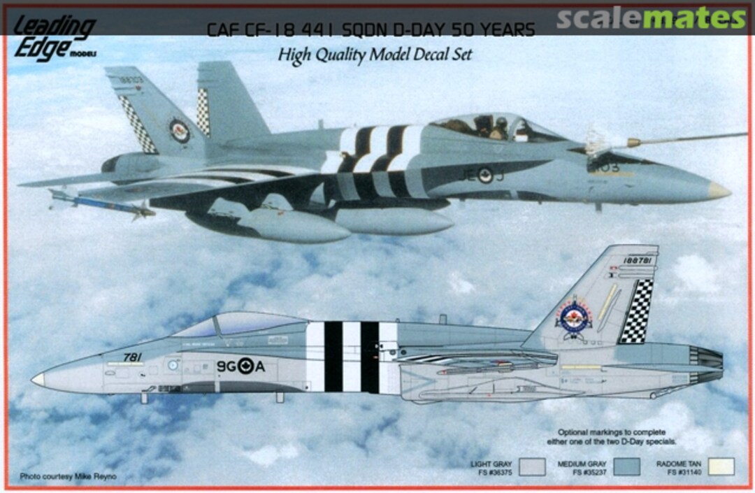 Boxart CAF CF-18 441 Sqdn D-Day 50 Years 48.59 Leading Edge