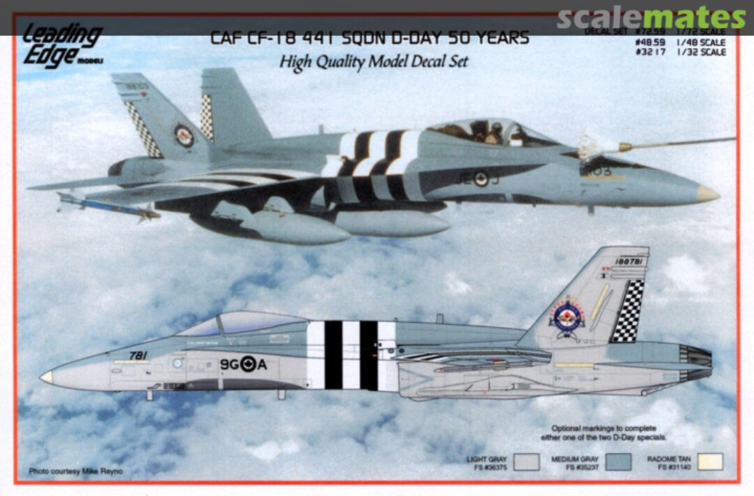 Boxart CAF CF-18 441 Sqdn D-Day 50 Years 48.59 Leading Edge