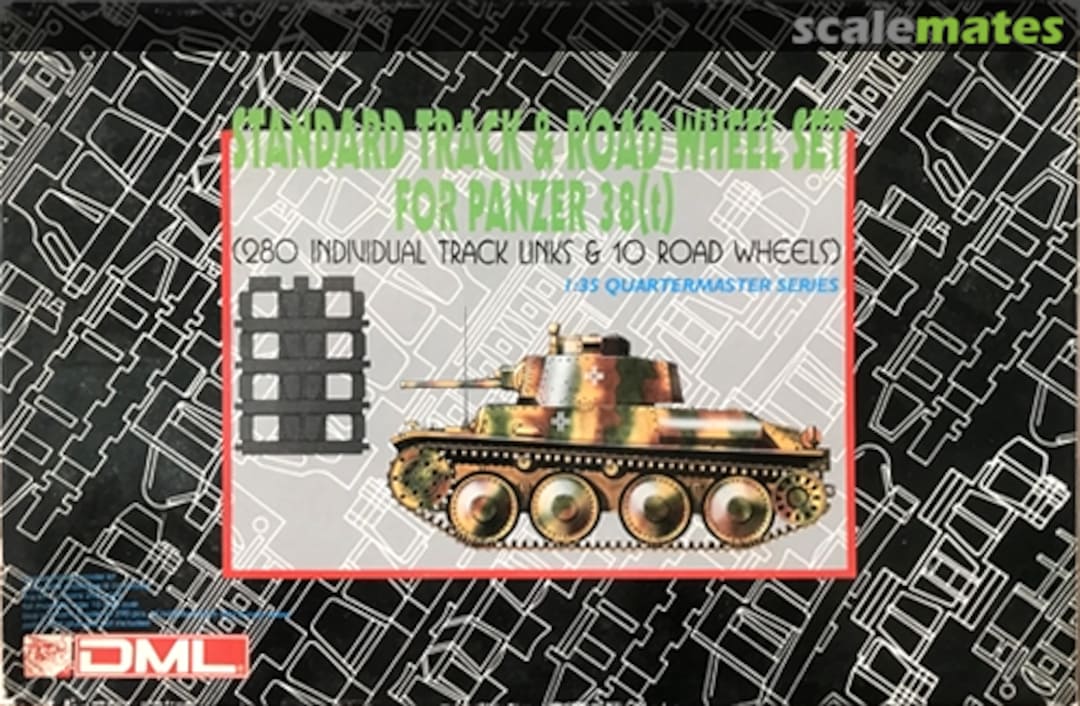 Boxart Standard Track & Road Wheels Set for Panzer 38(t) 3813 DML