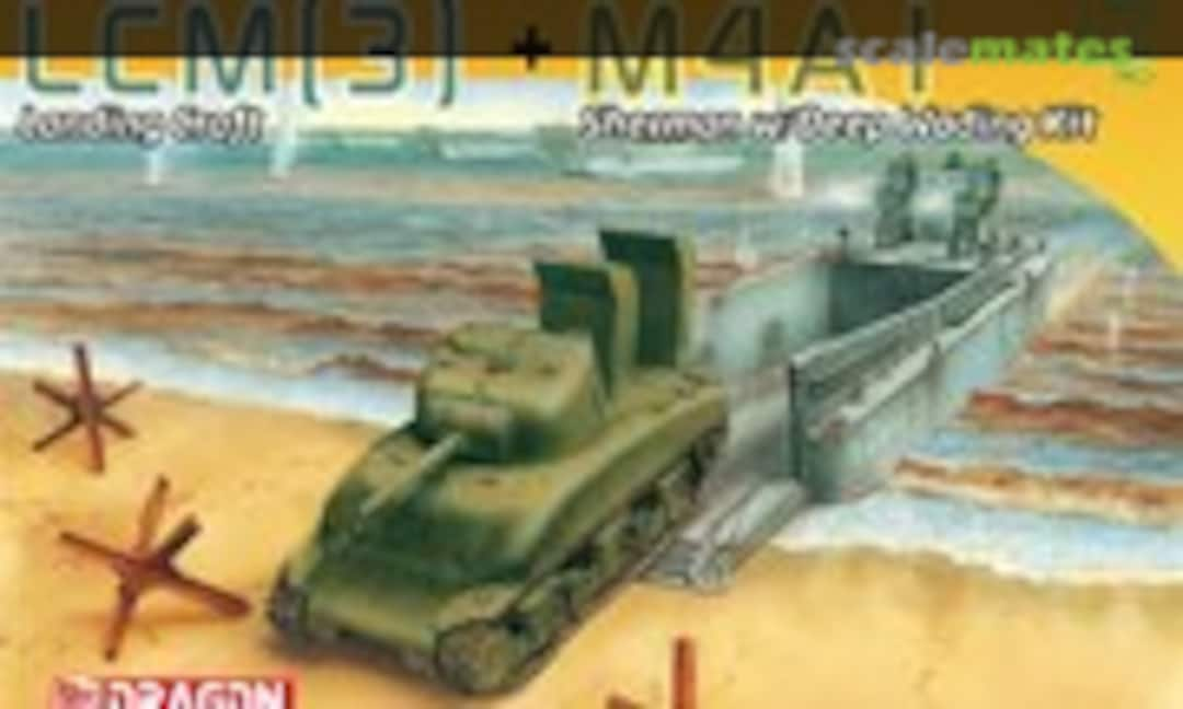 1:72 LCM(3) Landing Craft + M4A1 Sherman w/deep wading kit (Dragon 7516)