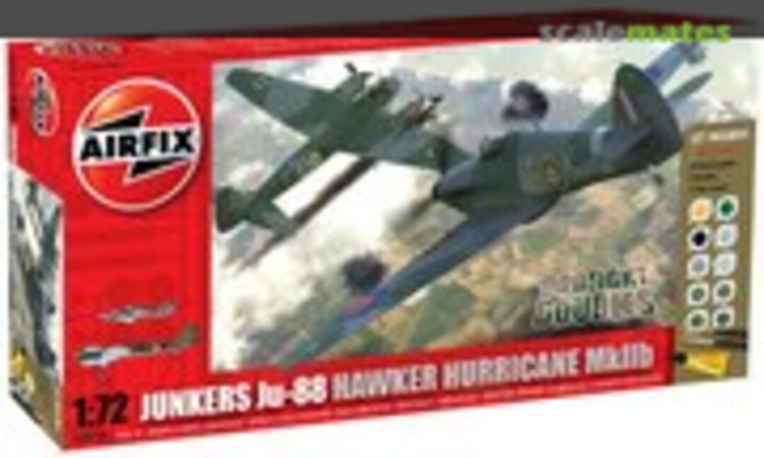 1:72 Junkers Ju-88 &amp; Hawker Hurricane MkIIb (Airfix A50038)