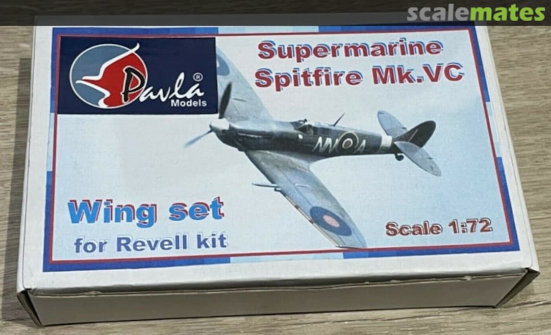 Boxart Spitfire Mk.VC Wing set U72-51 Pavla Models