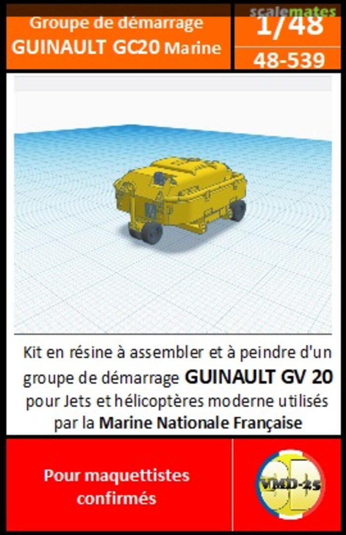 Boxart Groupe Guinault GC 20 "Marine Nationale" 48-539 VMD25_3D