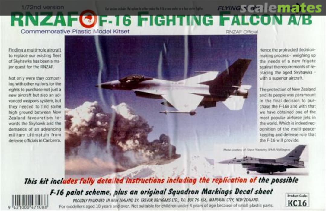 Boxart F-16 Fighting Falcon A/B KC16 Flying Kiwis