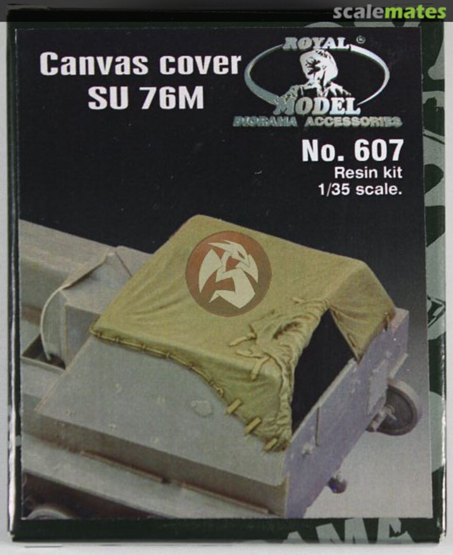 Boxart SU-76M Canvas Cover 607 Royal Model