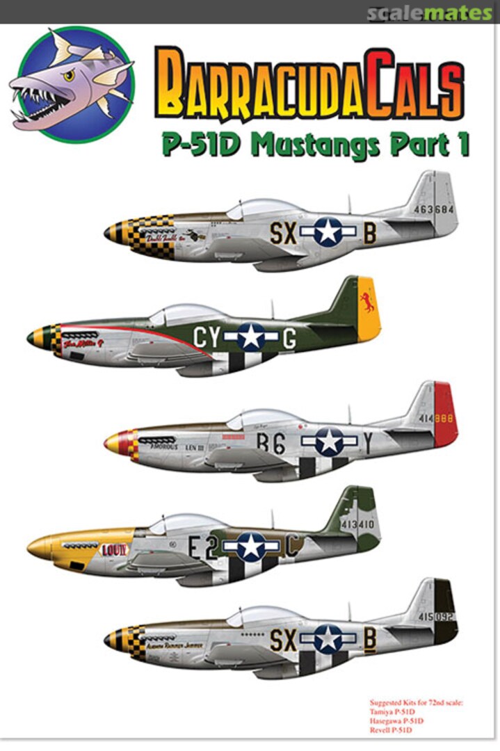 Boxart P-51D Mustangs Part 1 BC72009 Barracuda Studios