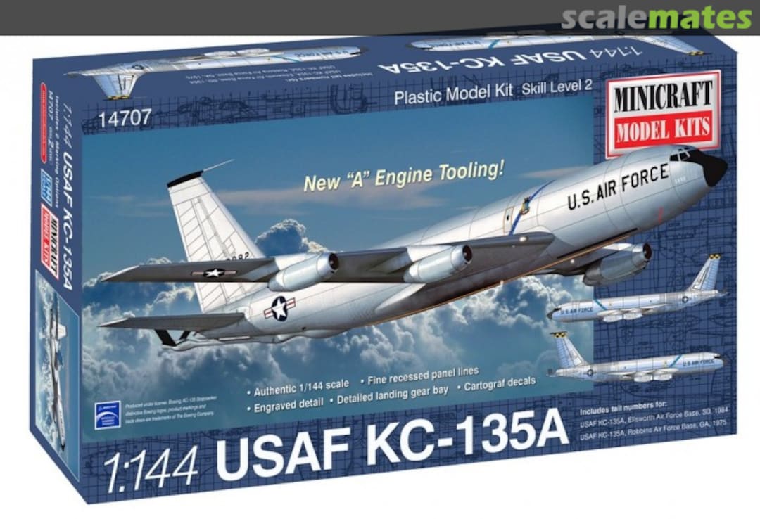 Boxart USAF KC-135A 14707 Minicraft Model Kits