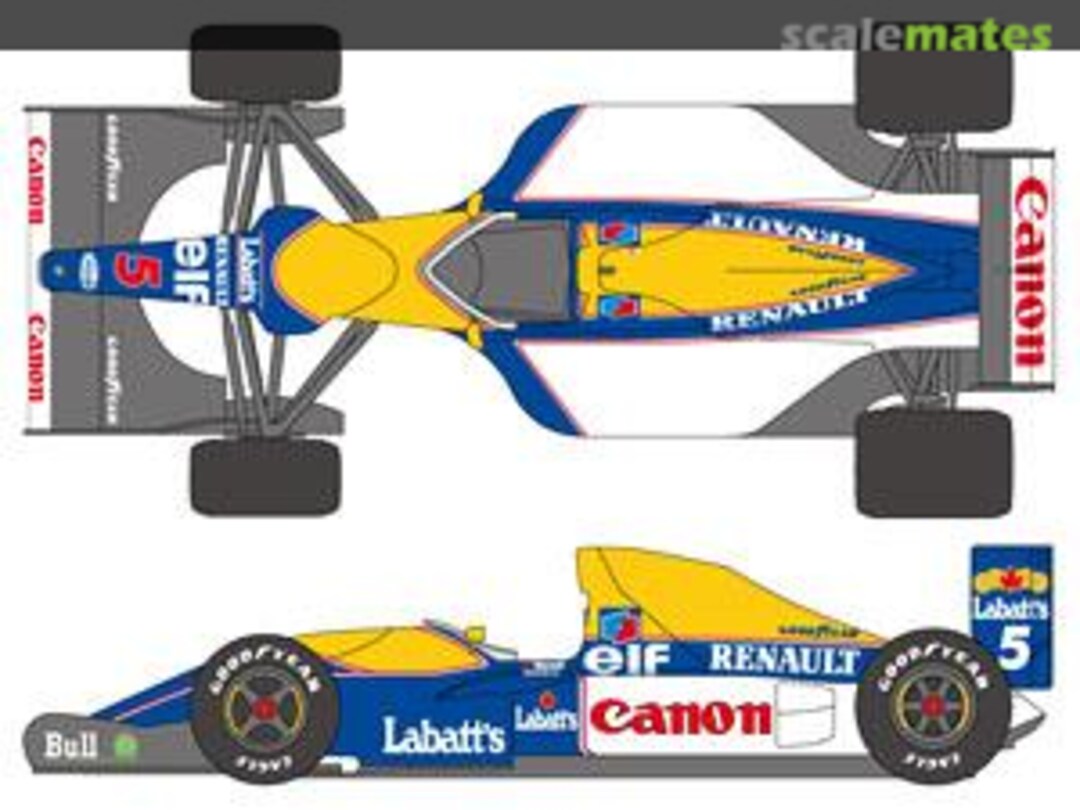 Boxart FW14B Decal Set SHK-D248 Shunko Models