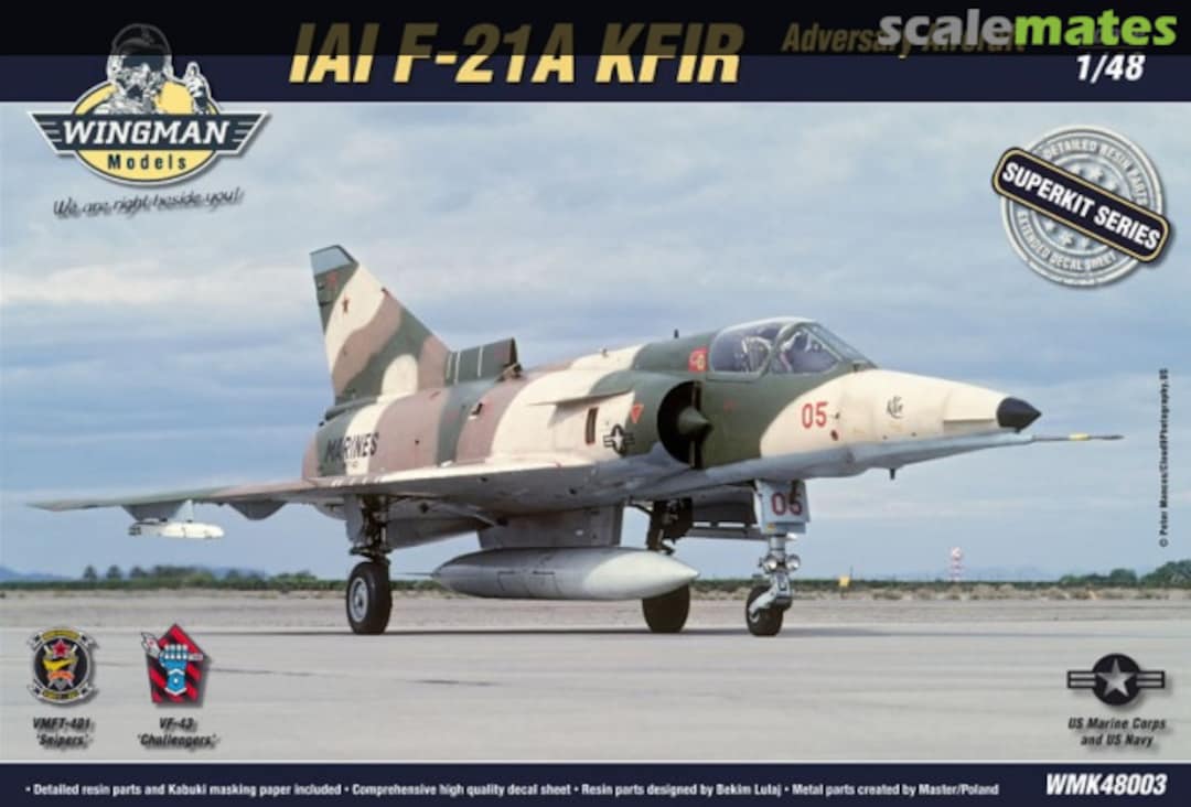 Boxart IAI F-21A Kfir WMK48003 Wingman Models