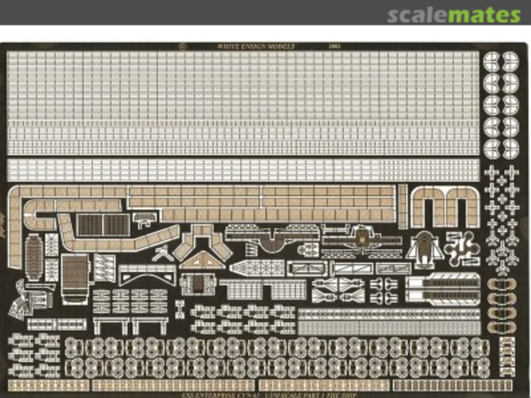 Boxart USS Enterprise CVN-65 - The Ship PE 3522 White Ensign Models
