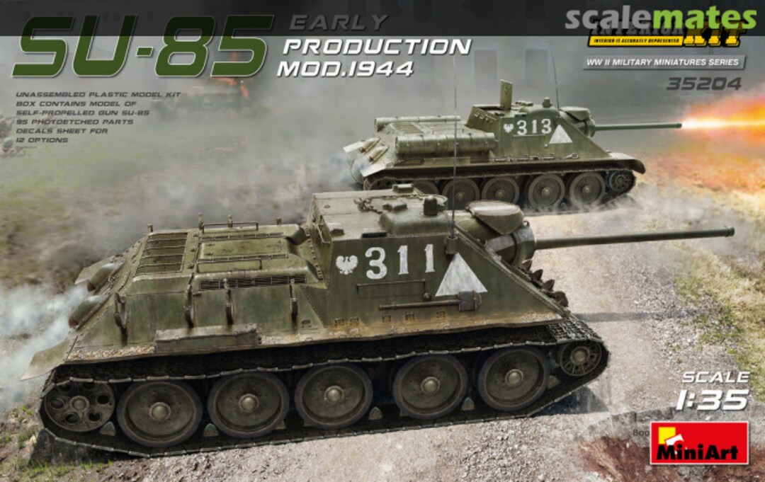 Boxart SU-85 Early Production 35204 MiniArt