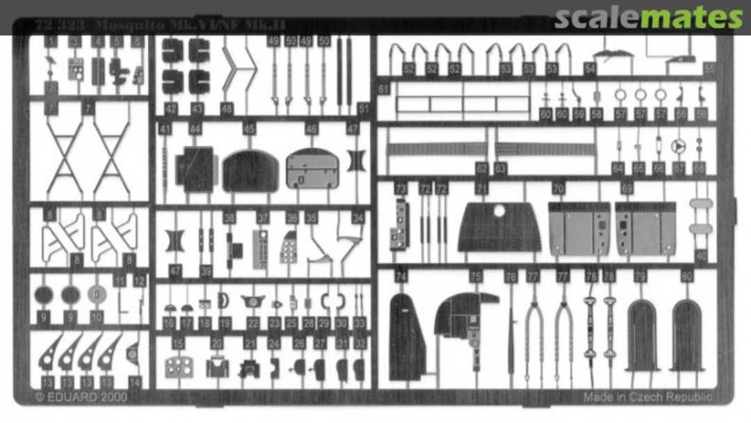 Boxart Mosquito Mk.VI/NF Mk.II 72323 Eduard