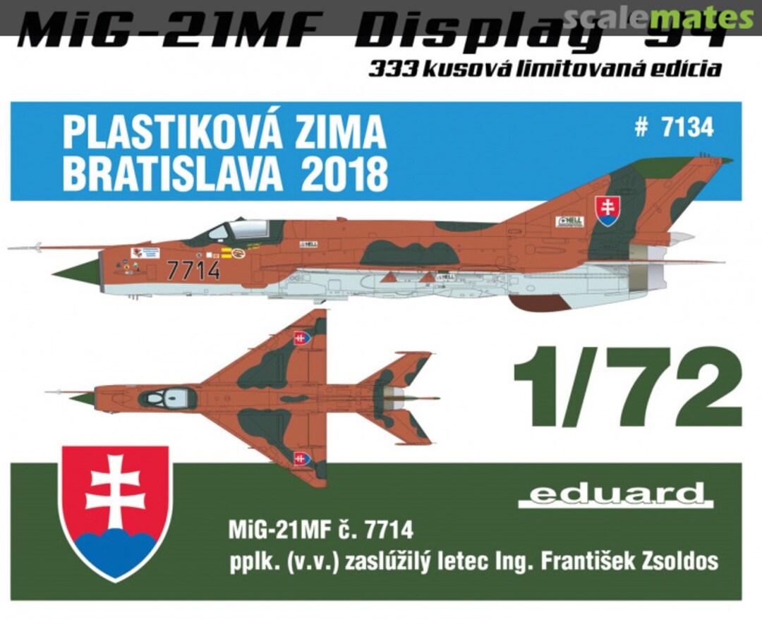 Boxart MiG-21MF Display 94 7134 KPM Bratislava