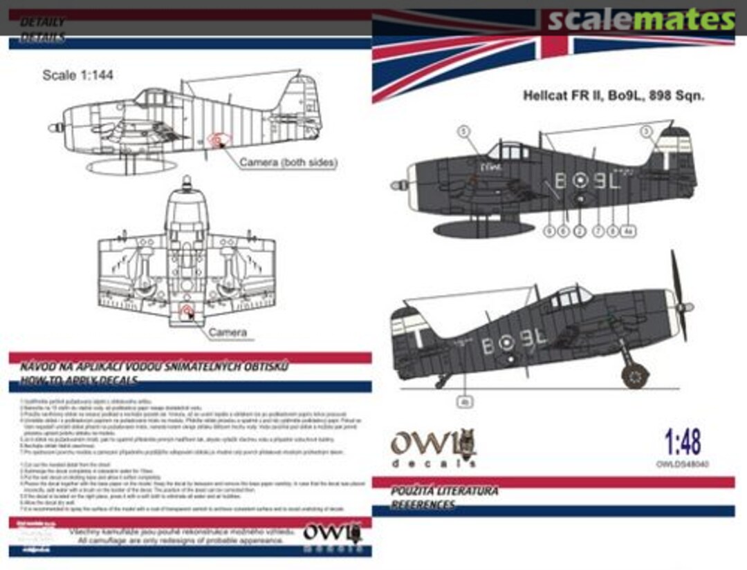 Boxart Hellcat FR II Bo9L 898 Squadron OWLDS48040 OWL