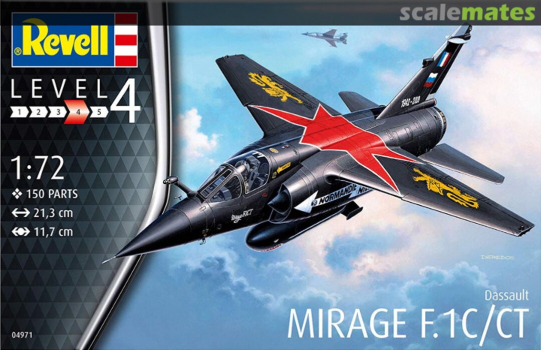 Boxart Dassault Mirage F.1C/CT 04971 Revell