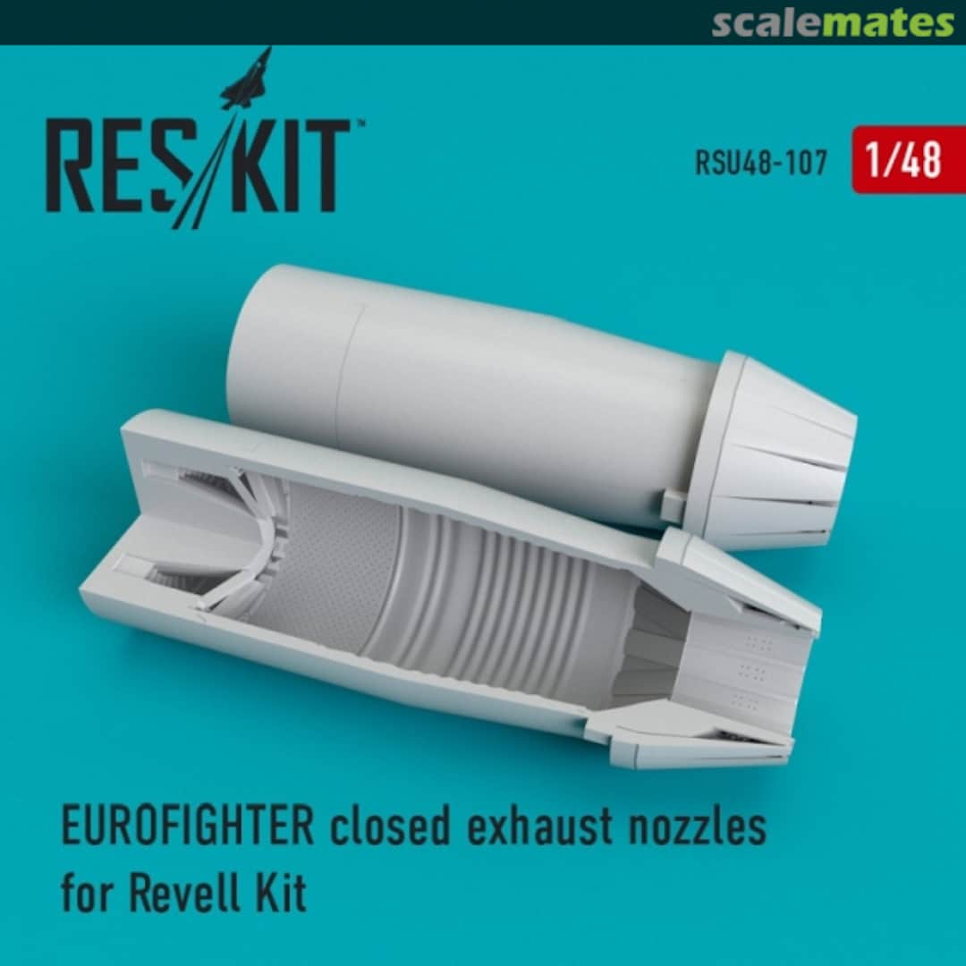 Boxart Eurofighter closed exhaust nozzles RSU48-0107 ResKit