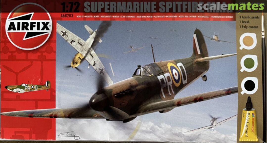 Boxart Supermarine Spitfire MkIa A68203 Airfix