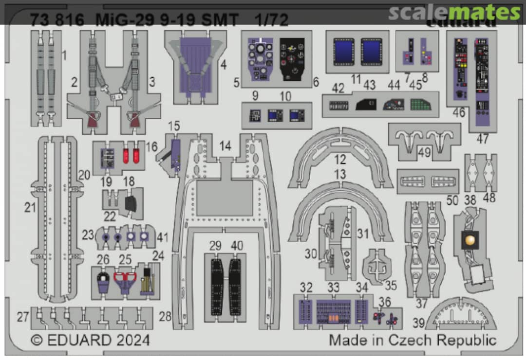 Boxart MiG-29 9-19 SMT 73816 Eduard