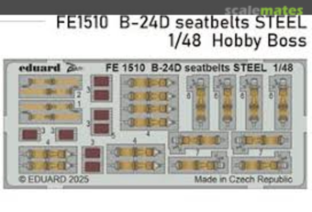 Boxart B-24D Seatbelts  FE1510 Eduard