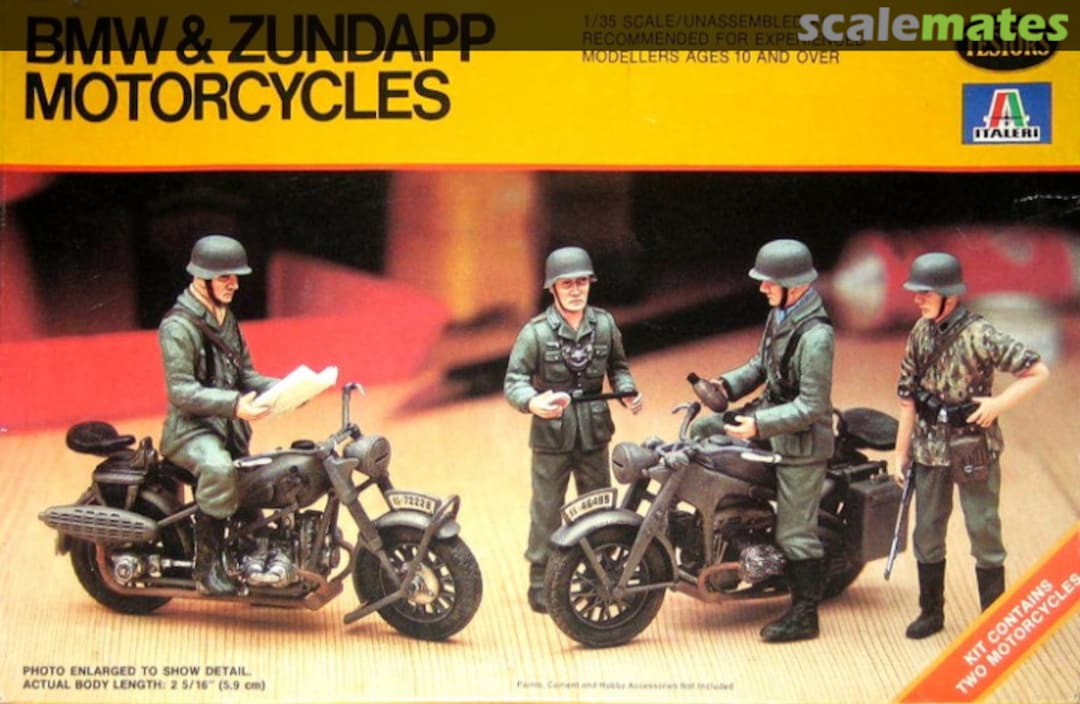 Boxart BMW & Zundapp 852 Testors/Italeri