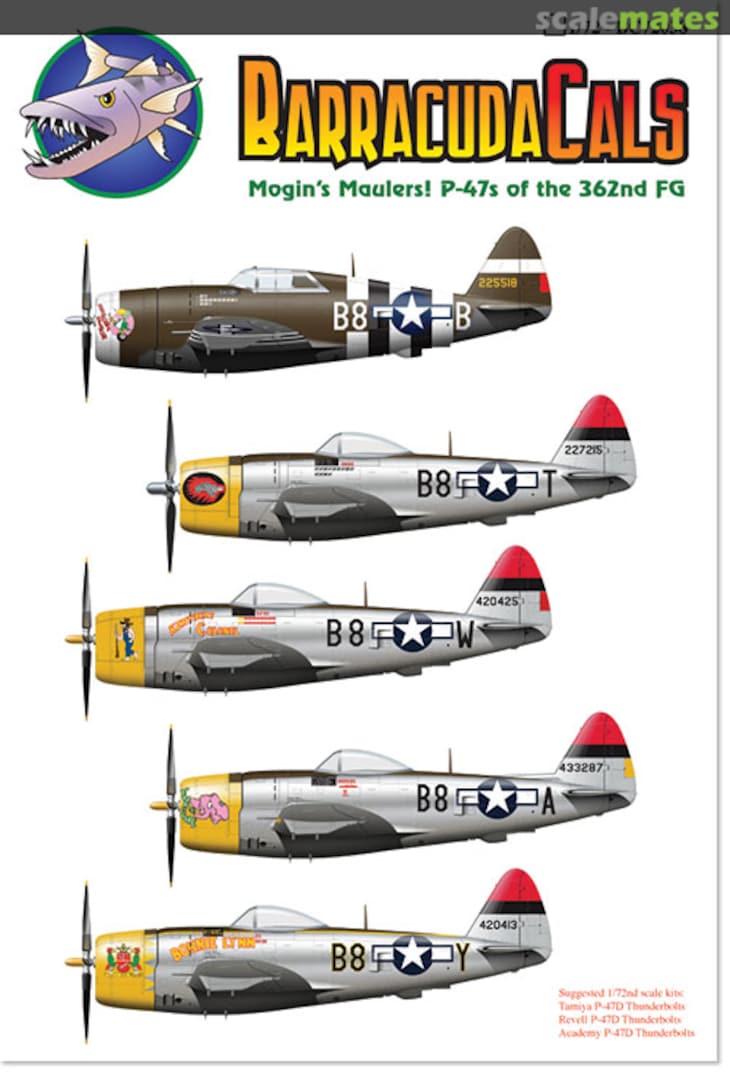 Boxart Mogin's Maulers! P-47s of the 362nd FG BC72038 Barracuda Studios