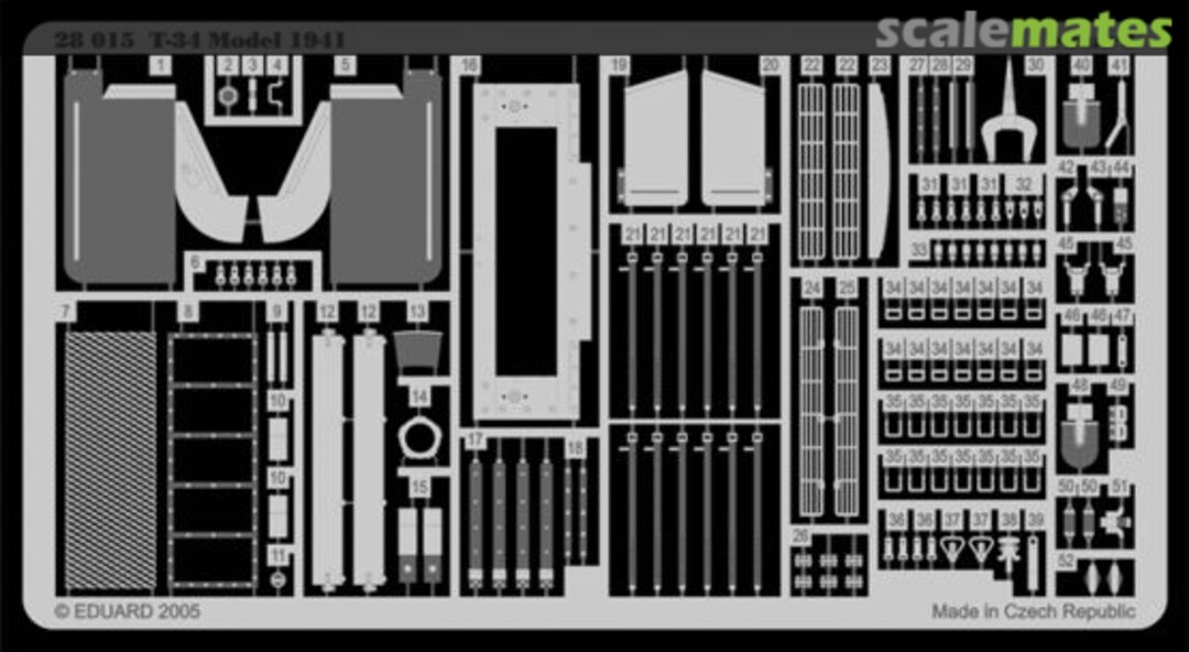 Boxart T-34/76 Model 1941 28015 Eduard