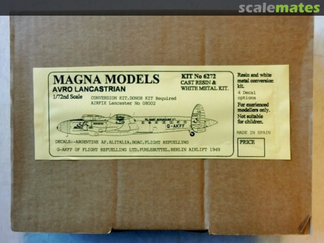 Boxart Avro Lancastrian 6272 Magna Models