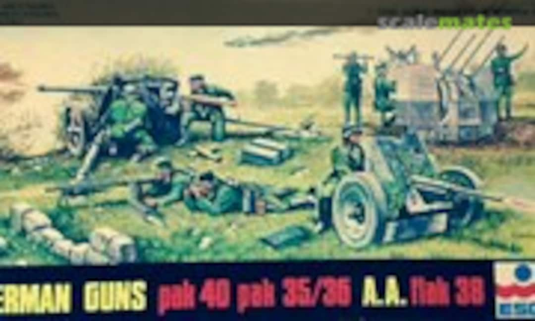 1:72 Pak 40, Pak 35/36 A.A. Flak 38 (ESCI 8020)