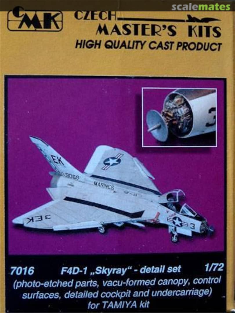 Boxart Detail-Set Douglas F4D-1 Skyray 7016 CMK