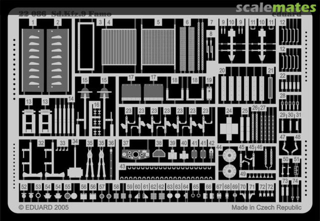 Boxart Sd.Kfz.9 Famo 22086 Eduard
