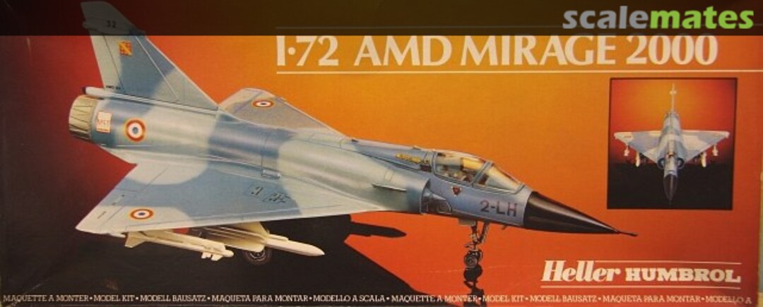 Boxart AMD Mirage 2000 80354 Heller Humbrol