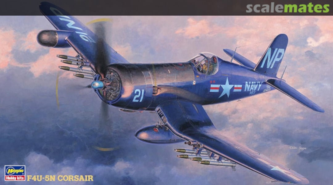 Boxart F4U-5N Corsair 09075 Hasegawa