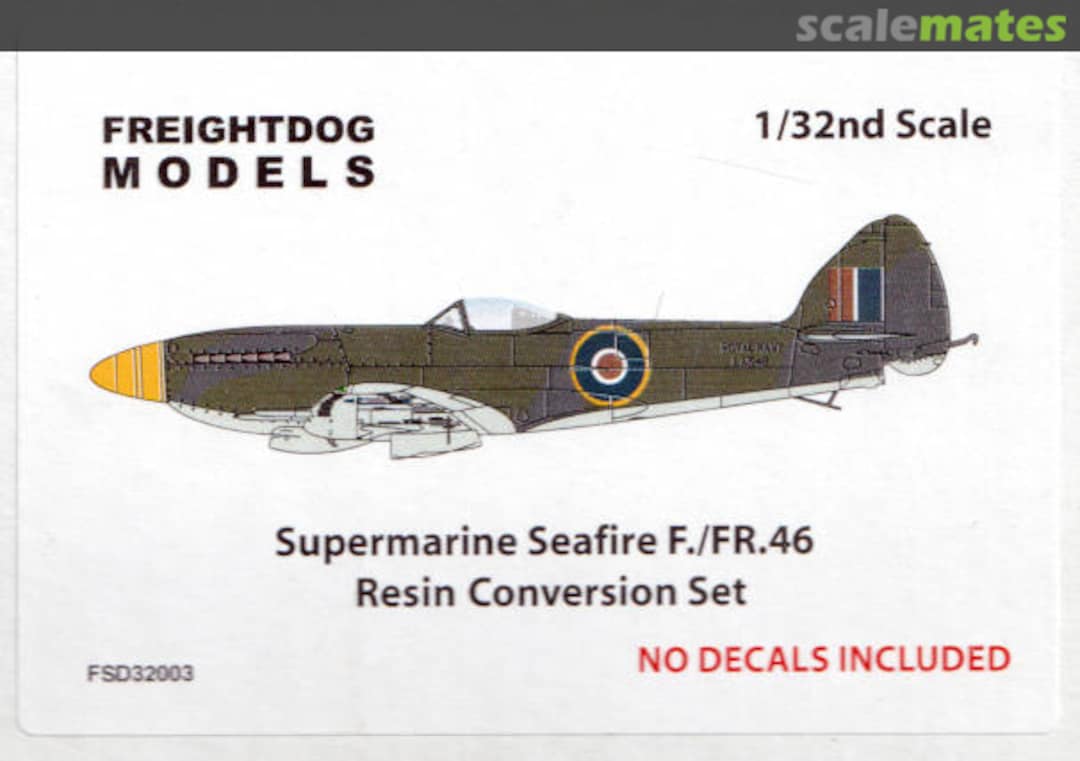 Boxart Supermarine Seafire F./FR.46 Resin Conversion Set FSD32003 Freightdog Models