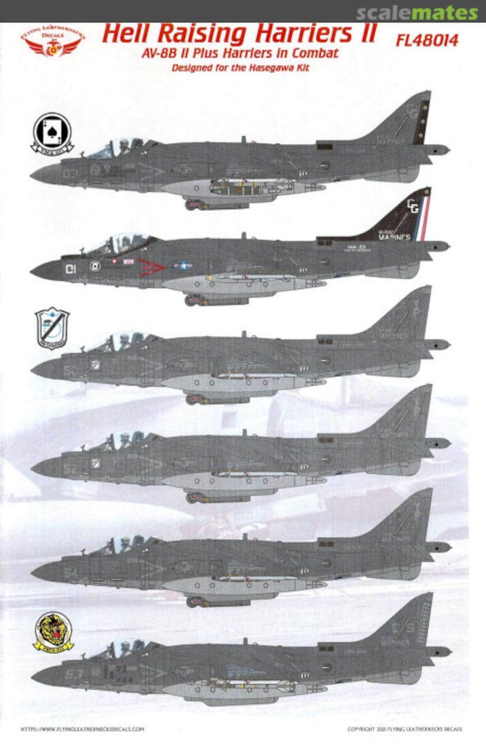 Boxart Hell Raising Harriers II FL48014 Flying Leathernecks