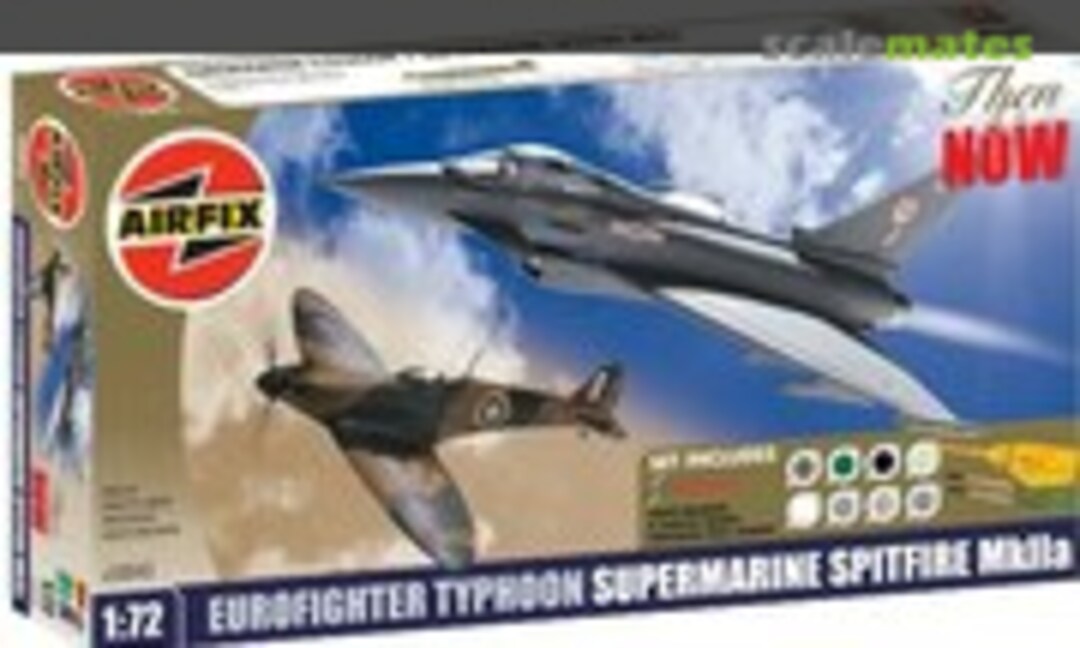 1:72 Eurofighter Typhoon | Supermarine Spitfire MkIIa (Airfix A50040)