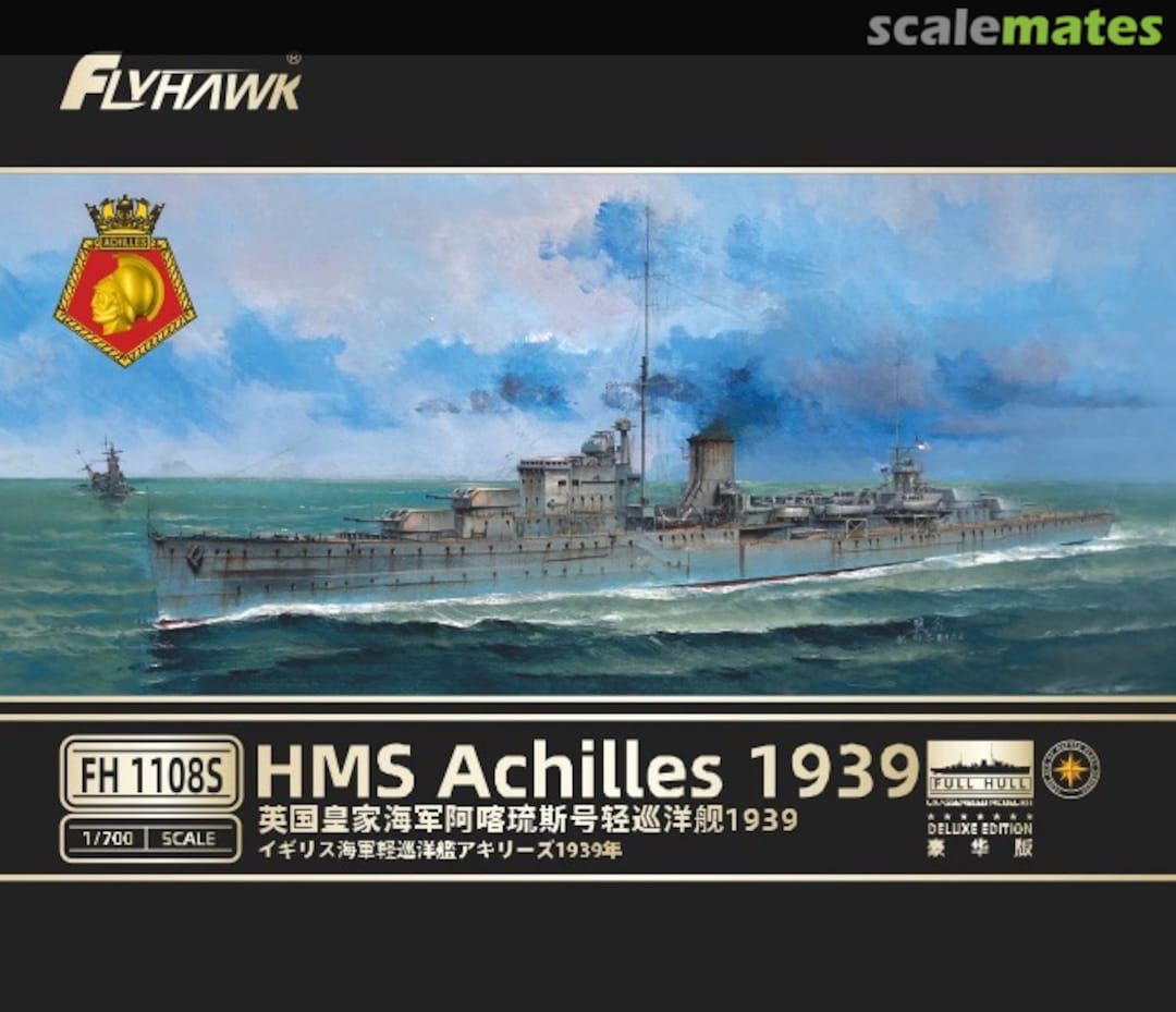 Boxart HMS Achilles 1939 FH1108S FlyHawk Model