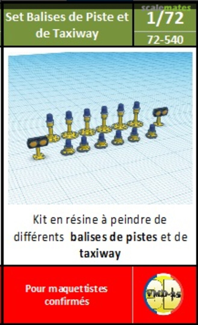 Boxart Set de Balises de piste et Taxiway 72-540 VMD25_3D