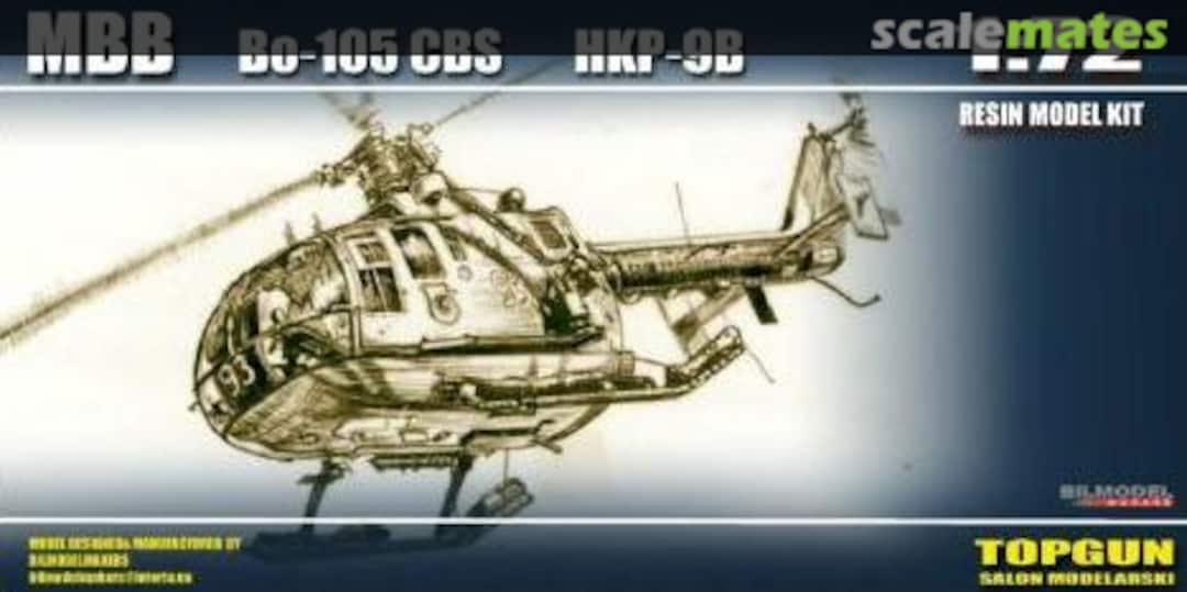 Boxart MBB Bo-105CBS HKP-9B K014 Top Gun Model