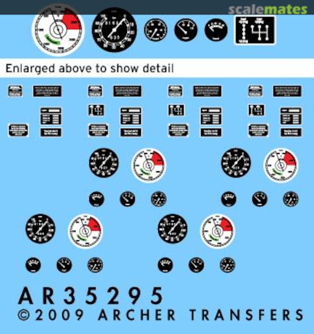 Boxart Sd.kfz.7 Instruments And Placards AR35295 Archer